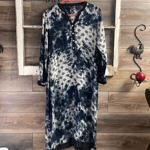 Indian Dress, Made and Bought in India, Blue Tag say 4XL (see description) Kurta